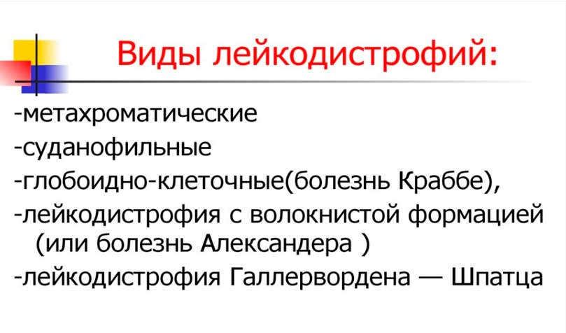 формами АЛД и их основными симптомами